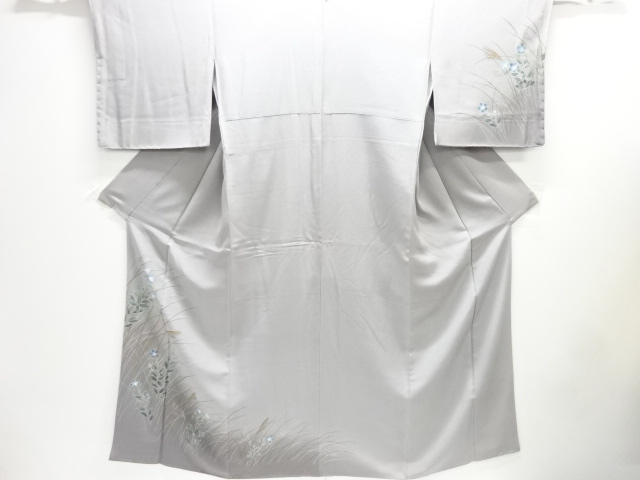 桔梗に芒模様訪問着